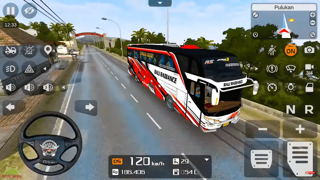 Coach Tourist Bus City Driving [МОД Бесконечные монеты] Screenshot 4
