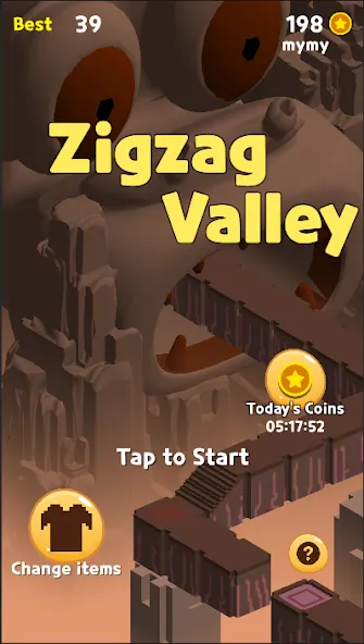 Zigzag Valley,Endless game [МОД Unlimited Money] Screenshot 1