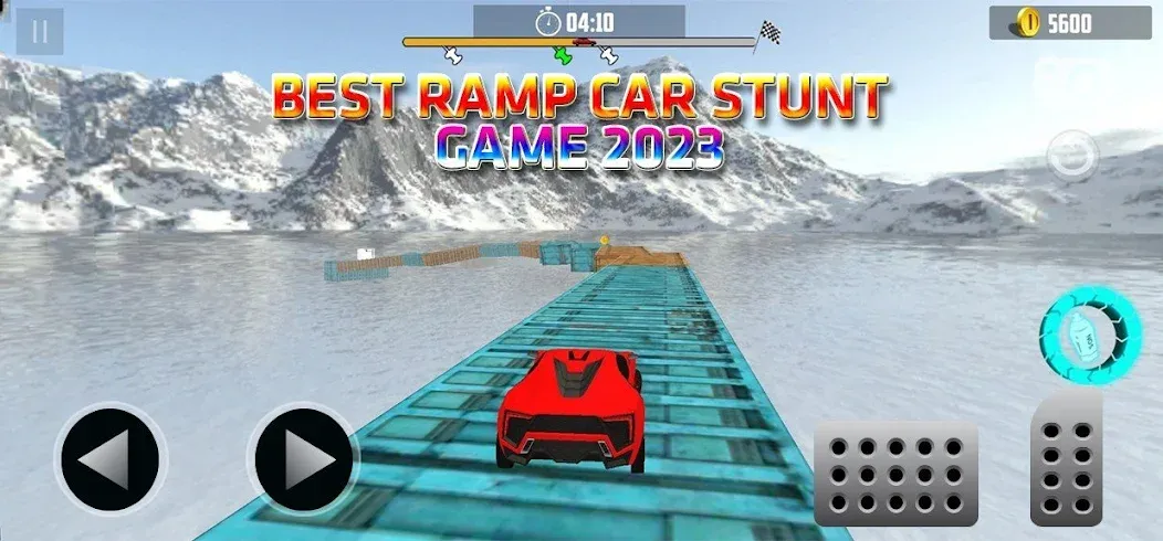 Ramp Car Stunt Challenge (Рамп Кар Стант Челлендж) [МОД Бесконечные монеты] Screenshot 1