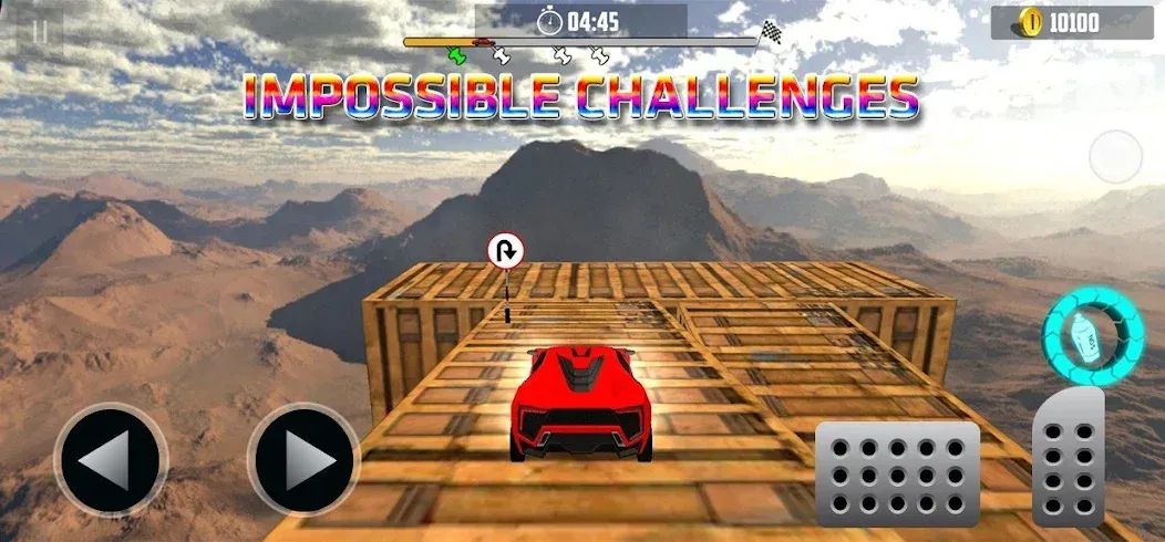 Ramp Car Stunt Challenge (Рамп Кар Стант Челлендж) [МОД Бесконечные монеты] Screenshot 2