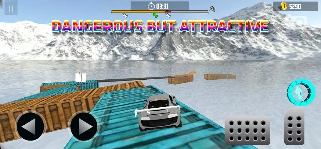 Ramp Car Stunt Challenge (Рамп Кар Стант Челлендж) [МОД Бесконечные монеты] Screenshot 4