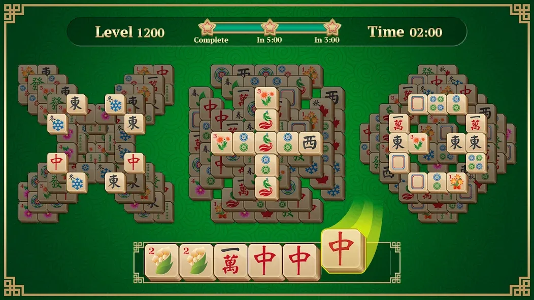 Mahjong Solitaire: 3 Tiles (Маджонг Классик) [МОД Много денег] Screenshot 1