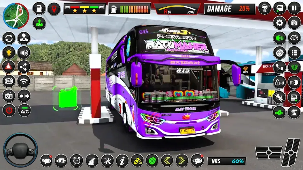 Euro Bus Simulator - Bus Games [МОД Menu] Screenshot 5
