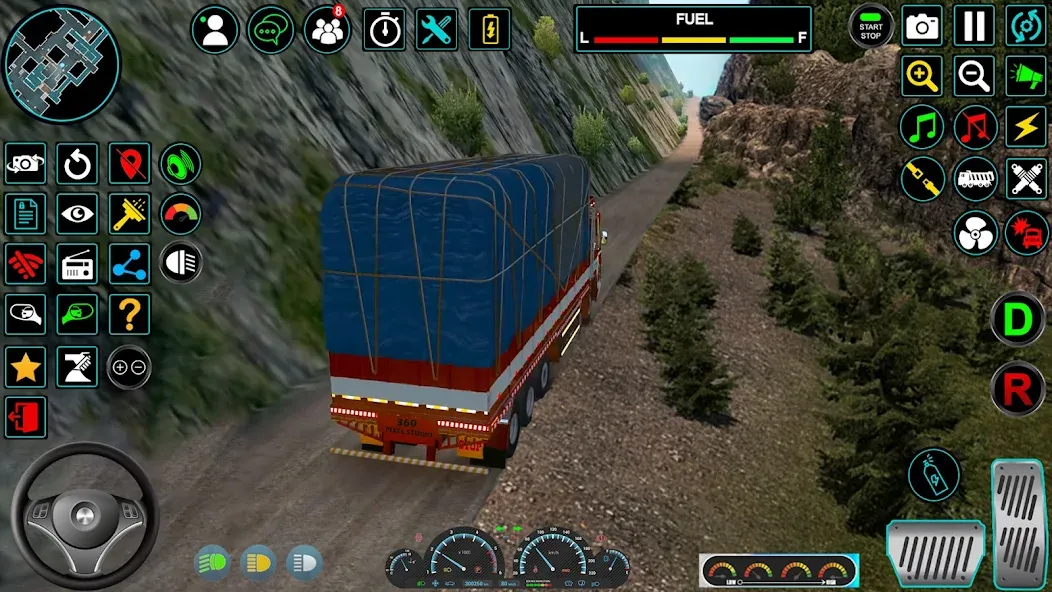 Indian Truck Offroad Cargo Sim (Индийский грузовик  ) [МОД Unlocked] Screenshot 3