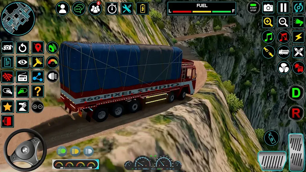 Indian Truck Offroad Cargo Sim (Индийский грузовик  ) [МОД Unlocked] Screenshot 5