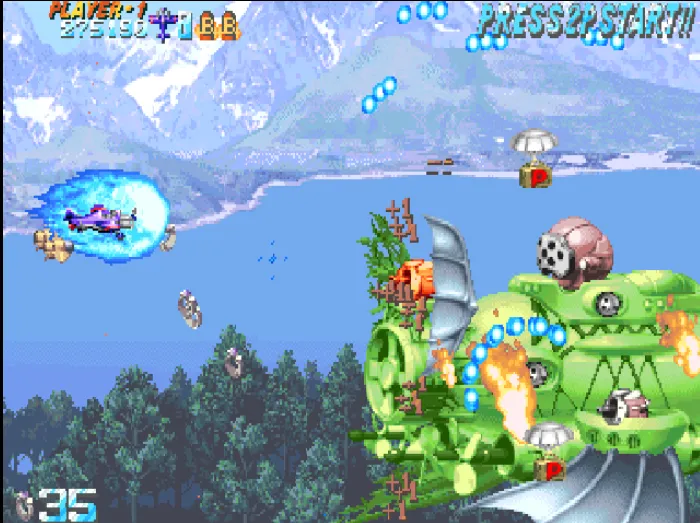 Progear- Airplane Shooter (Прогиа) [МОД Бесконечные монеты] Screenshot 2