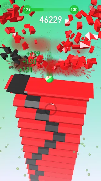 Ball: Blast colorful bricks 3d [МОД Меню] Screenshot 2