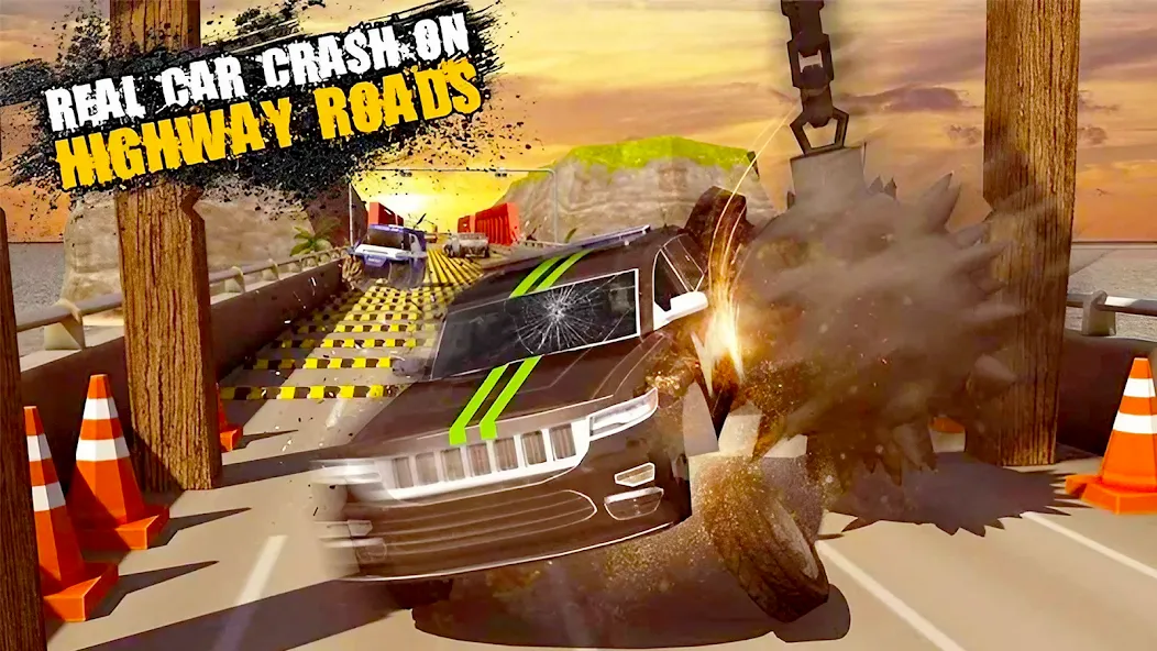 Car Crash Speed Bump Car Games [МОД Menu] Screenshot 1
