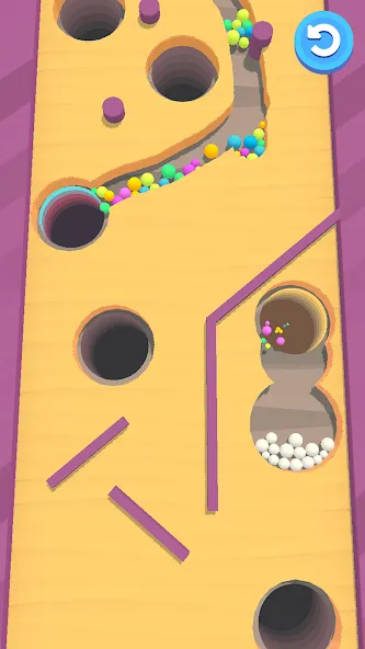 Sand Balls - Puzzle Game (Сэнд Боллс) [МОД Бесконечные монеты] Screenshot 3