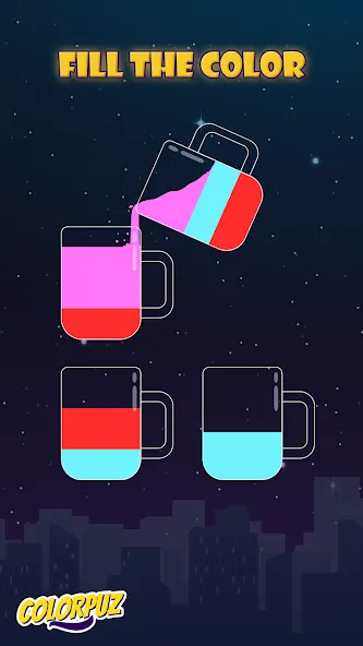 Colorpuz - Water Sort Puzzle (Колорпаз) [МОД Много денег] Screenshot 5