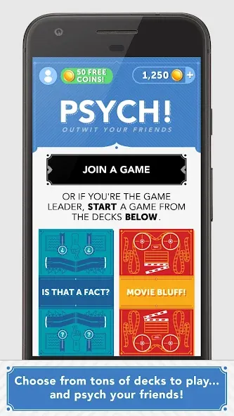 Psych! Outwit your friends [МОД Бесконечные монеты] Screenshot 3