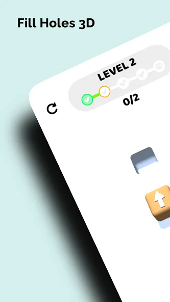 Fill Holes 3D (Фил Хоулс 3Д) [МОД Unlimited Money] Screenshot 1