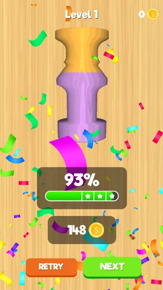 Lathe 3D: Wood Carving Offline (Токарный станок 3D) [МОД Mega Pack] Screenshot 4