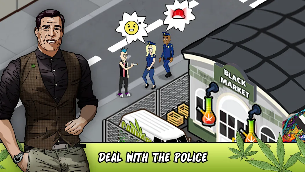 Weed City - Hemp Farm Tycoon (Уид Сити) [МОД Много монет] Screenshot 5