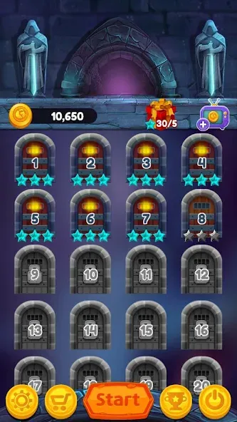 Jewels of Kingdom Knights (Джуэлз оф Кингдом Найтс) [МОД Меню] Screenshot 1