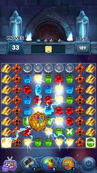 Jewels of Kingdom Knights (Джуэлз оф Кингдом Найтс) [МОД Меню] Screenshot 2