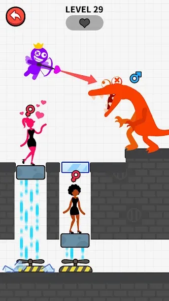 Love Archer rainbow monster (Лав Арчер райнбоу монстер) [МОД Меню] Screenshot 3