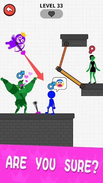 Love Archer rainbow monster (Лав Арчер райнбоу монстер) [МОД Меню] Screenshot 5