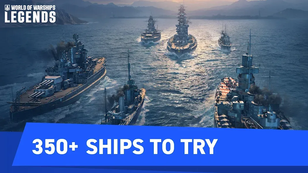 World of Warships Legends PvP (Ворлд оф Варшипс Легендс) [МОД Много монет] Screenshot 1