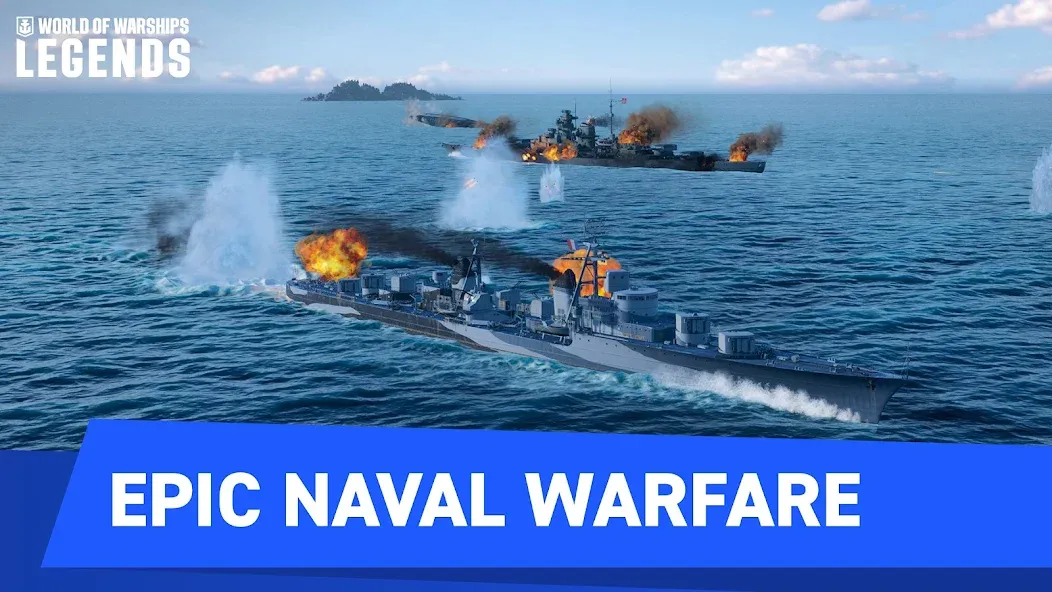 World of Warships Legends PvP (Ворлд оф Варшипс Легендс) [МОД Много монет] Screenshot 4