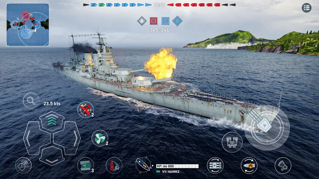 World of Warships Legends PvP (Ворлд оф Варшипс Легендс) [МОД Много монет] Screenshot 5