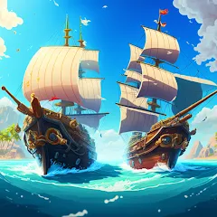 Скачать взломанную Pirate Raid - Caribbean Battle (Пиратское налетении)  [МОД Бесконечные деньги]
