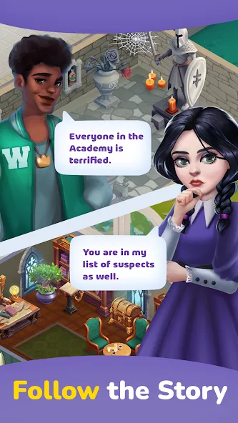 Weekday Merge: Mansion Mystery [МОД Меню] Screenshot 1