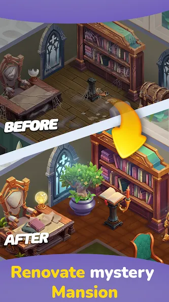 Weekday Merge: Mansion Mystery [МОД Меню] Screenshot 3