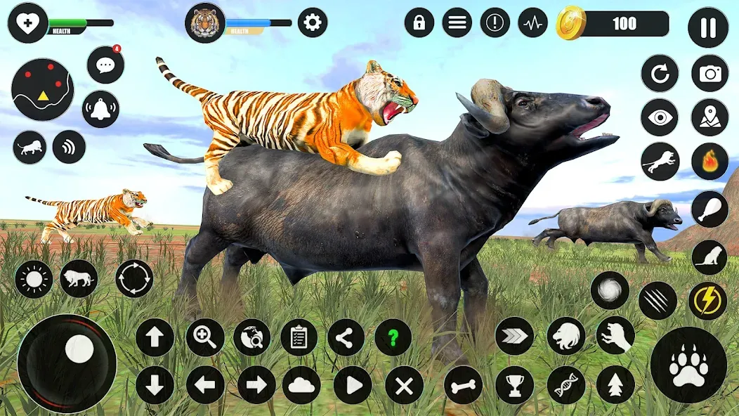 Tiger Simulator Animal Games (Тигровый симулятор игры с животными) [МОД Все открыто] Screenshot 4