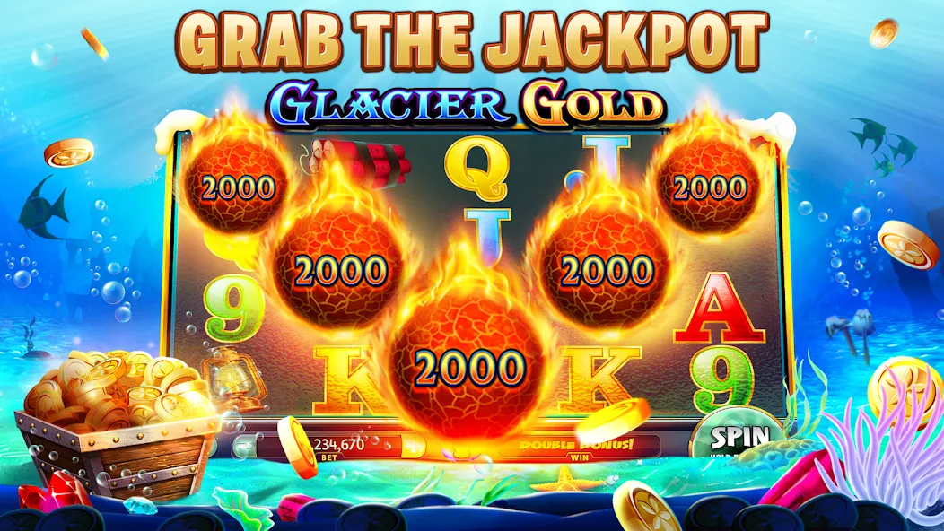 Gold Fish Casino Slot Games (Голдфиш) [МОД Все открыто] Screenshot 3