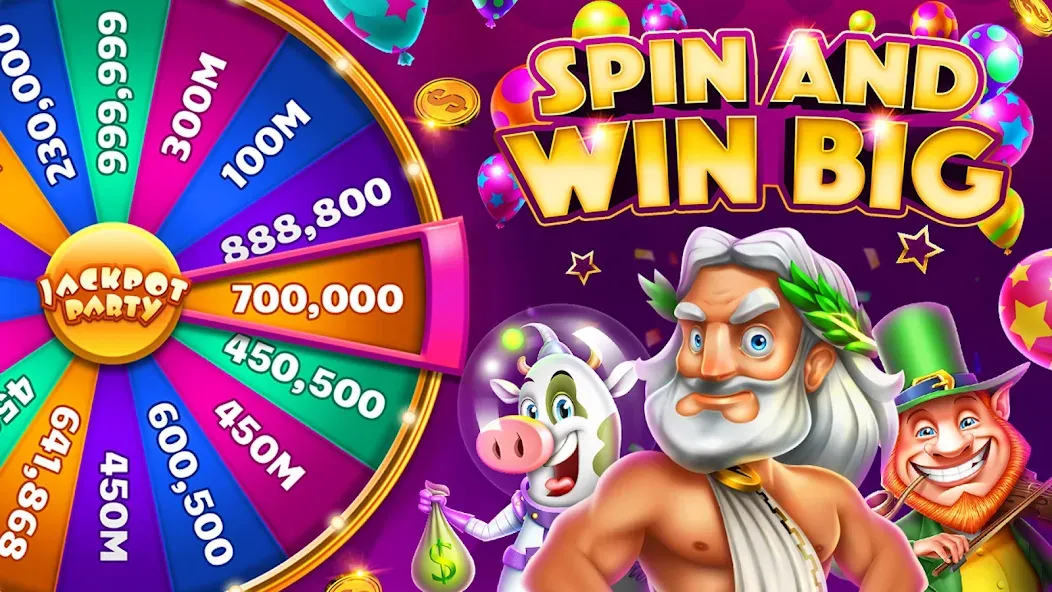 Jackpot Party Casino Slots (Джекпот Пати) [МОД Unlimited Money] Screenshot 1