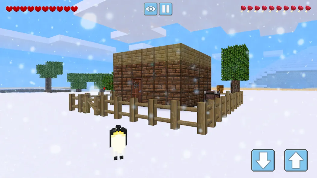 Winter Craft - Block Craft (Винтер Крафт) [МОД Бесконечные монеты] Screenshot 3