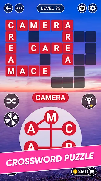 Word Farm Crossword [МОД Много монет] Screenshot 1