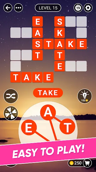 Word Farm Crossword [МОД Много монет] Screenshot 4