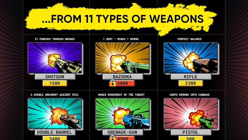 Doomsday pixel shooter 3d (Дум пиксельный шутер 3D) [МОД Много монет] Screenshot 4