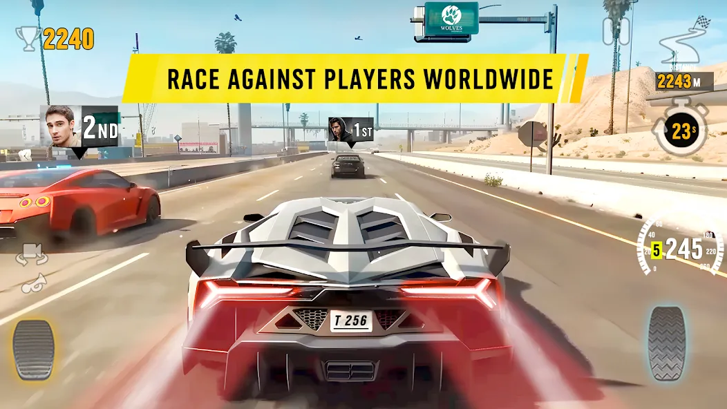 Traffic Tour: Car Fury (Трафик Тур) [МОД Unlocked] Screenshot 3