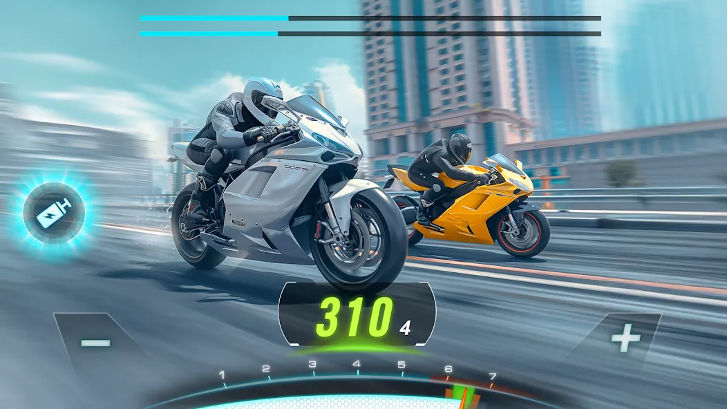Motor Bike: Xtreme Races [МОД Все открыто] Screenshot 3