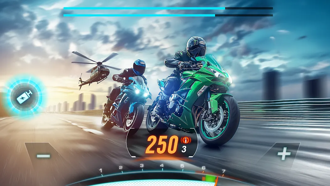 Motor Bike: Xtreme Races [МОД Все открыто] Screenshot 5