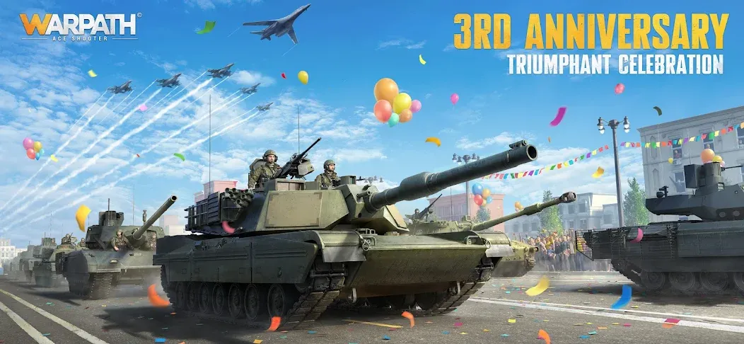 Warpath: Ace Shooter (Уорпас) [МОД Много денег] Screenshot 1