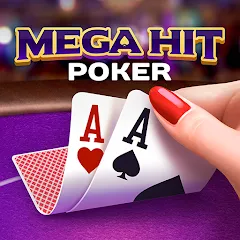 Взломанная Mega Hit Poker: Texas Holdem (Мега Хит Покер)  [МОД Menu]