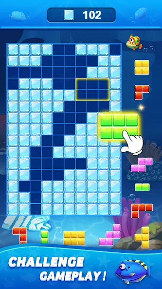 Block Ocean 1010 Puzzle Games (Блок Океан 1010 Головоломки) [МОД Бесконечные деньги] Screenshot 2