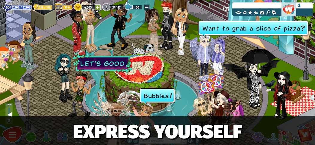 Woozworld - Virtual World (Вузворлд) [МОД Бесконечные деньги] Screenshot 1