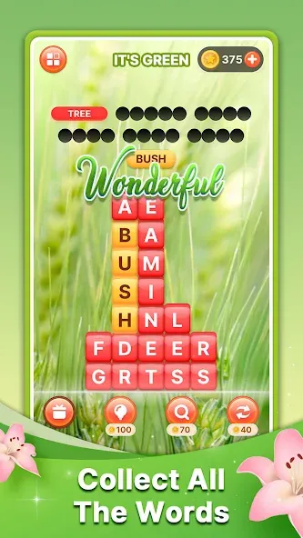 Word Search Block Puzzle Game [МОД Много денег] Screenshot 2