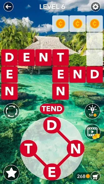 Word Crossword Search [МОД Бесконечные деньги] Screenshot 2