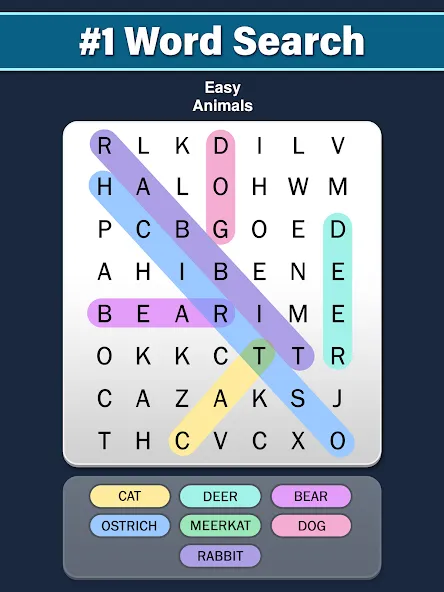 Word Search: Word Find (Ворд Срч) [МОД Unlimited Money] Screenshot 4