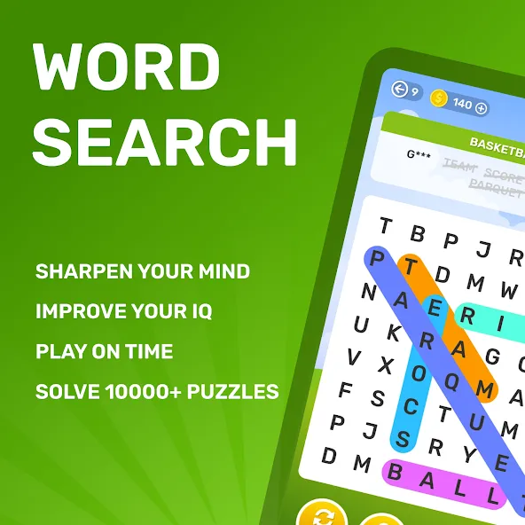 Word Search Puzzle Game [МОД Mega Pack] Screenshot 1