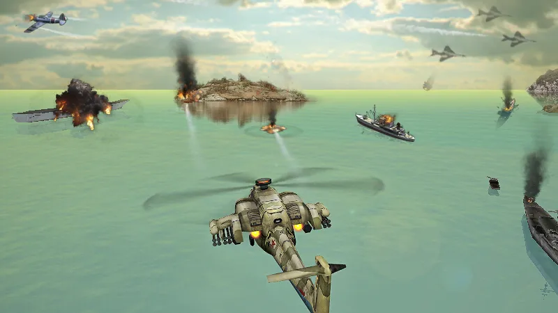 Gunship Strike 3D [МОД Menu] Screenshot 2