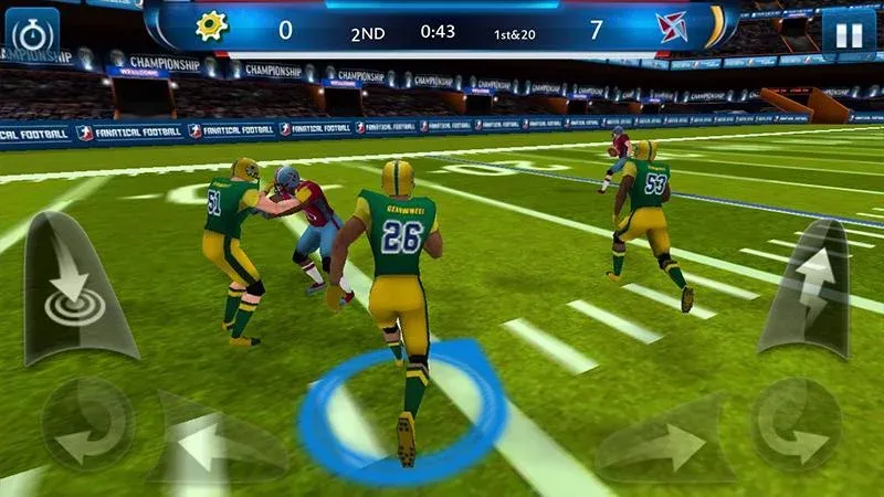 Fanatical Football (Фанатический футбол) [МОД Бесконечные монеты] Screenshot 1