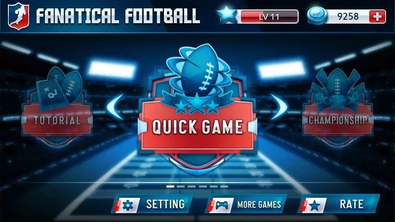 Fanatical Football (Фанатический футбол) [МОД Бесконечные монеты] Screenshot 3