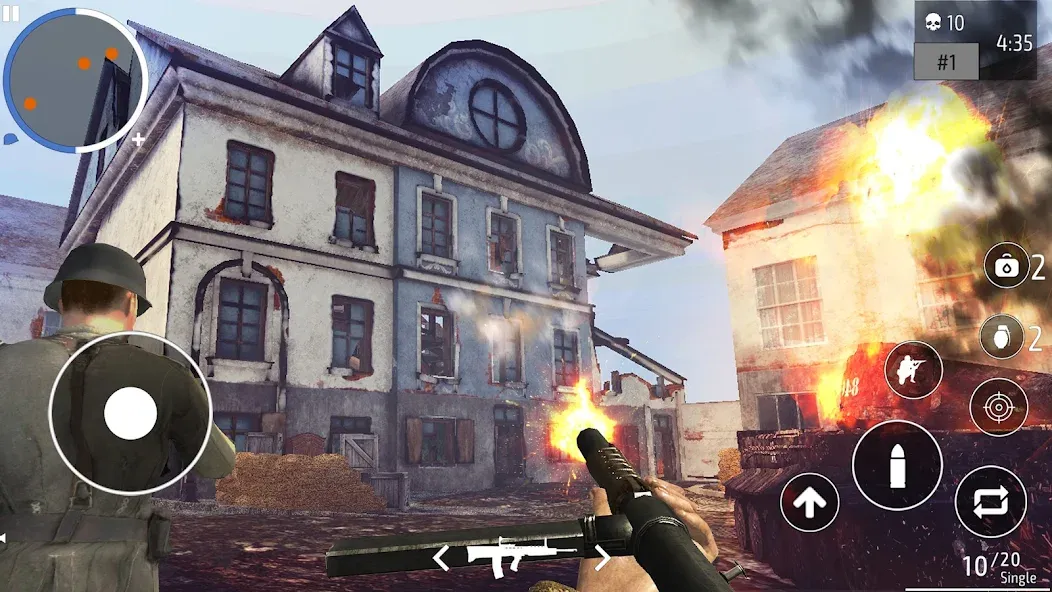 World War 2 Shooter offline (Мировая война 2 Стрелок) [МОД Все открыто] Screenshot 1